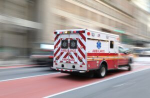 an ambulance in Sandy Springs, GA